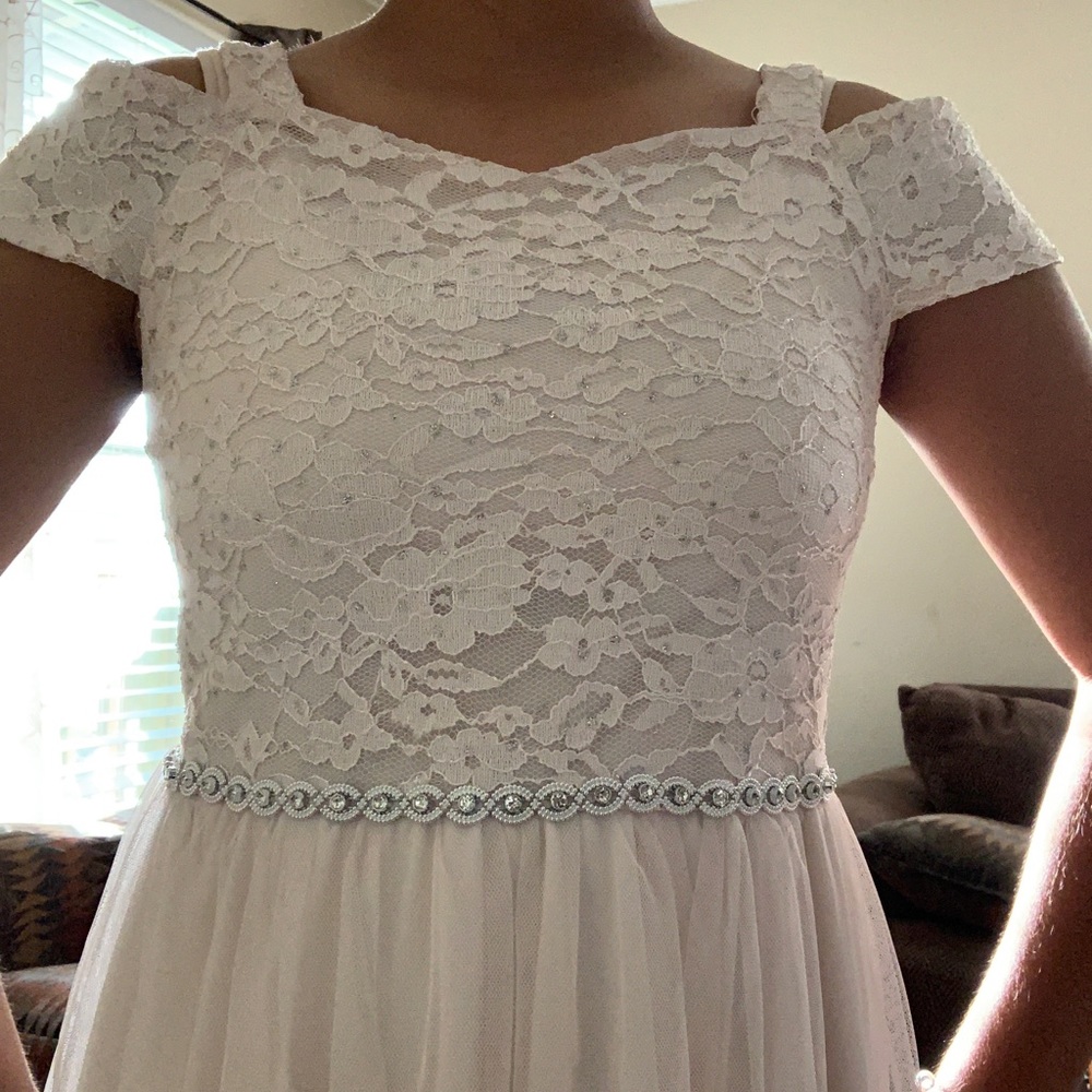 Beige Formal Dress